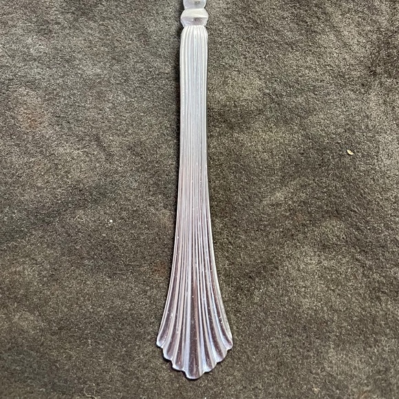 Vintage Rogers by Stanley Roberts Drama Pattern 4 Dinner Spoons Flatware Korea - Picture 4 of 4